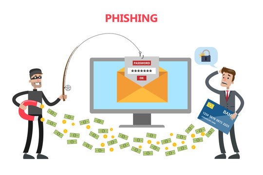 Phishing concept illustration.