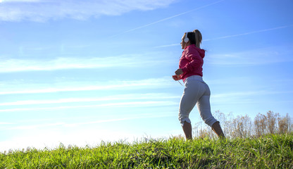 women performed a break from running