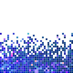 Panele Szklane Podświetlane  abstrakcyjne tło mozaiki z kwadratowymi pikselami
