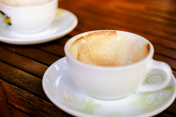 Empty coffee cup