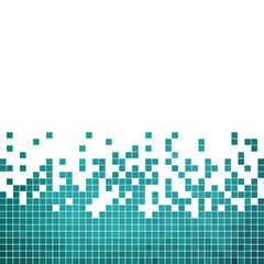 abstract vector square pixel mosaic background