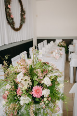 Vintage wedding dining