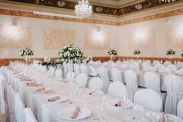 Vintage wedding dining