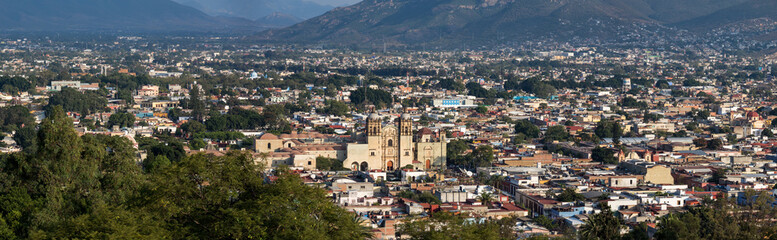 Fototapeta na wymiar Panorama de Oaxaca de Juárez, Mexique