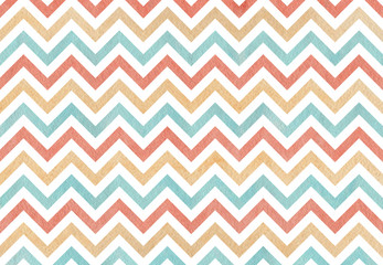 Watercolor stripes background, chevron.