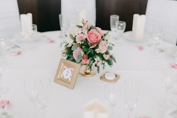 Vintage wedding dining