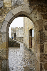 Fototapeta na wymiar san jorge castle in lisbon