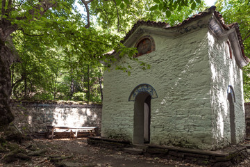 Fototapeta na wymiar Medieval Church with Spring of water near Bachkovo Monastery, Bulgaria