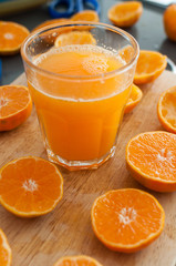 Freshly squeezed mandarin juice
