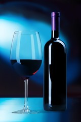 Wine bottle.