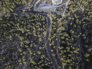 Burma Road, Derekh Burma, in Israel was a makeshift bypass road between Kibbutz Hulda and Jerusalem, landscape cityscape view, places tourism.