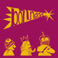 ELS TRES REIS MAGS DESITGEN BON NADAL.
postals dissenys i il·lustracions nadalenques.