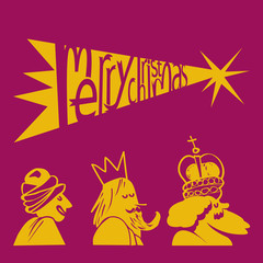 THE THREE KINGDOMS WISH MERRY CHRISTMAS.
Postcards Christmas designs and illustrations.