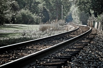 The Curved Railroad Tracks