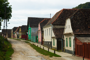 Fototapeta na wymiar Village in Transylvania, Romania