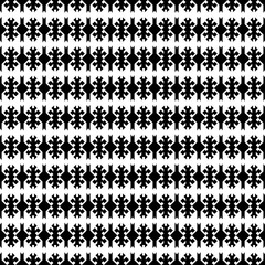 Seamless ethnic pattern vector traditional tribal geometric ornaments black and white background design retro vintage bohemian style art
