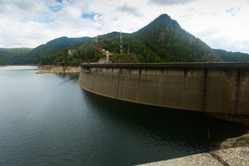Fototapeta premium Vidraru Dam is technological landmark