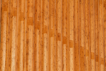 The modern wooden fence