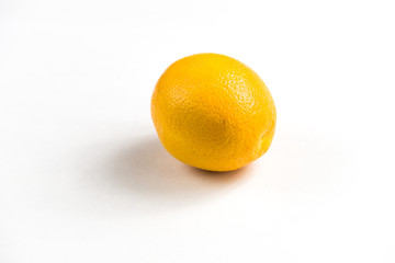 no photoshoped 100% natural eco orange isolated on white