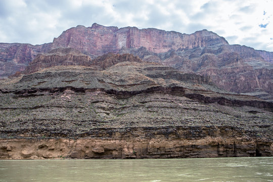 The West Rim as seen from the Colorado River