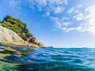 Fototapeta premium Seascape at Costa Brava, Catalonia, Spain