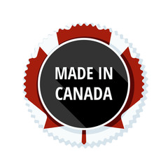 Made in Canada label illustration