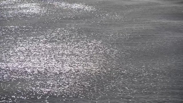 riflessi sul mare calmo