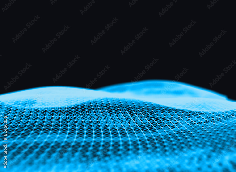 Poster abstract technology futuristic geometrical and science color neon background with space for copy. pl