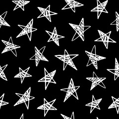 seamless pattern with stars.