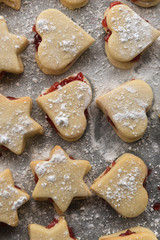 Bezuckerte Marmeladen Cookies