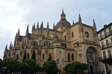 Fototapeta na wymiar Viaje a la Ciudad de Segovia España