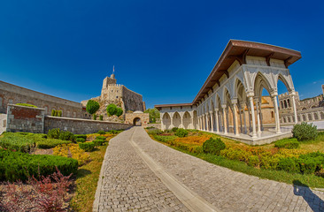 Fototapeta premium AKHALTSIKHE, GEORGIA - 08 AUGUST 2017: Famous Rabati Castle Complex