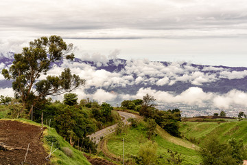 Obraz premium Berglandschaft in Costa Rica