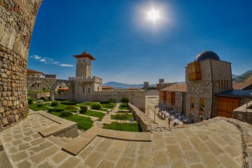 AKHALTSIKHE, GEORGIA - 08 AUGUST 2017: Famous Rabati Castle Complex