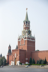Fototapeta na wymiar red square moscow kremlin