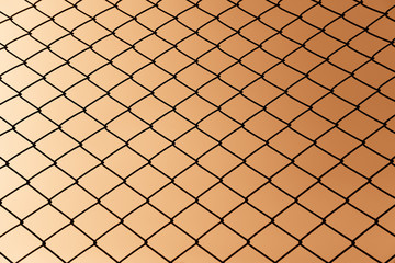 Metal fence background