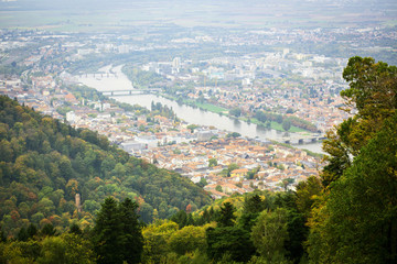Cityscape of Heidelberg Germany