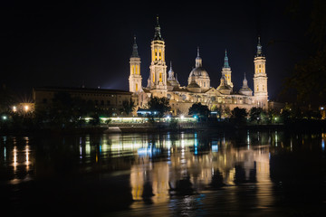Fototapeta premium Cathedral, Zaragoza, Spain
