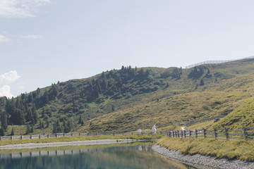 alpine mountains in northern Italy