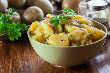 Traditional German potato salad - 182477659
