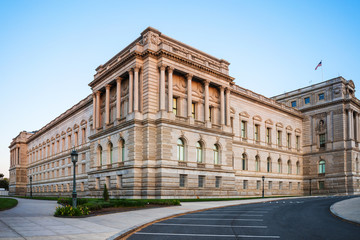 Fototapeta na wymiar Library of Congress building in Washington US