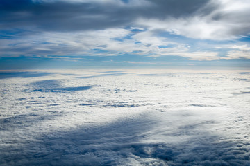 Clouds seen from the plane