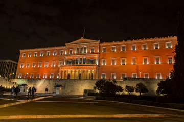orance parliament of greece