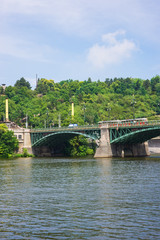 Fototapeta na wymiar Svatopluk Cech Bridge over Vltava Prague