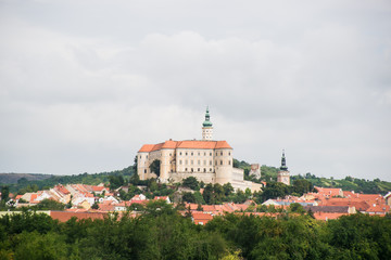 Fototapeta na wymiar Mikulov Castle in South Moravia
