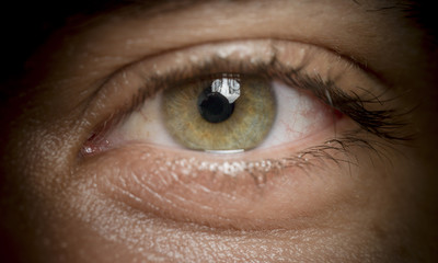 eye macro shot
