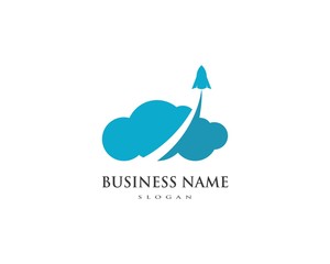 cloud vector logo template