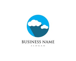 cloud vector logo template