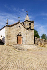 Fototapeta na wymiar Idanha a Velha, Portugal - April 9, 2017: Church of the historic village of Idanha a Velha in Portugal