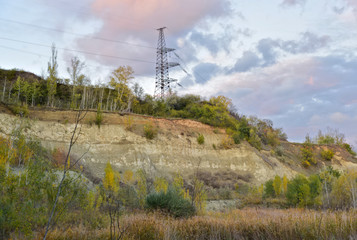 Overhead line for general transmission of electric power